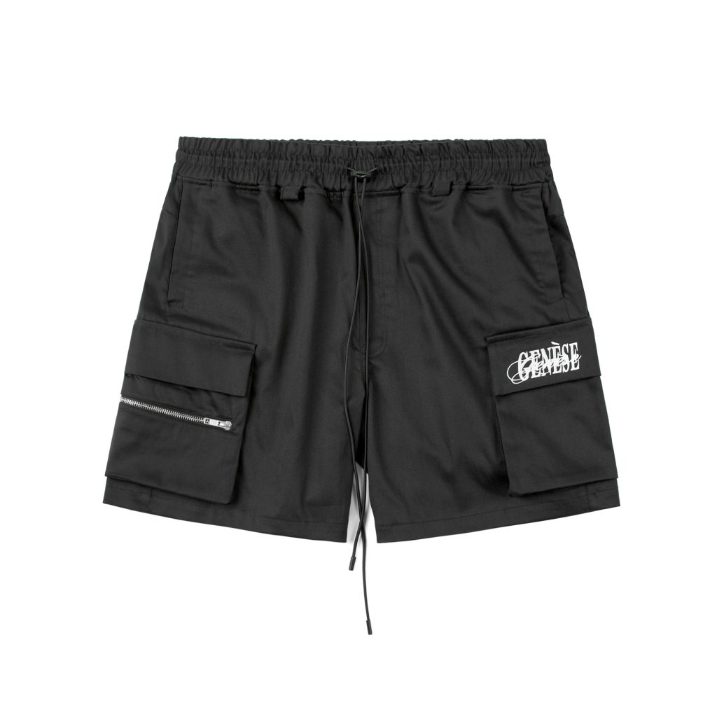double_logo_caro_shorts_black