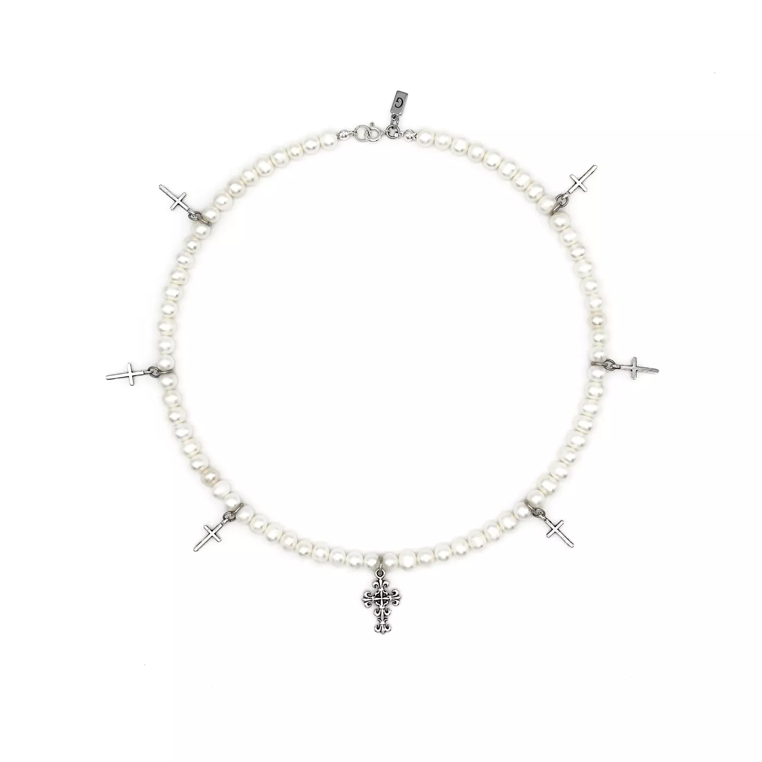 Great Cross Pearl Necklace - Genèse